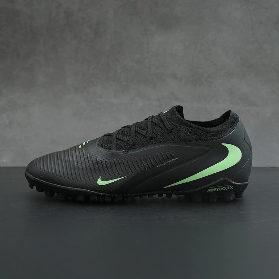 NIKE PHANTOM 6 LOW PRO TF - HJ4123-001 - ĐEN/XANH LÁ