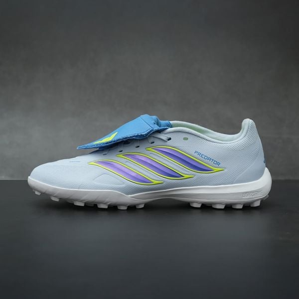 ADIDAS PREDATOR 26 LEAGUE LƯỠI GÀ LẬT TF - JR7874 - XANH DA TRỜI/TRẮNG