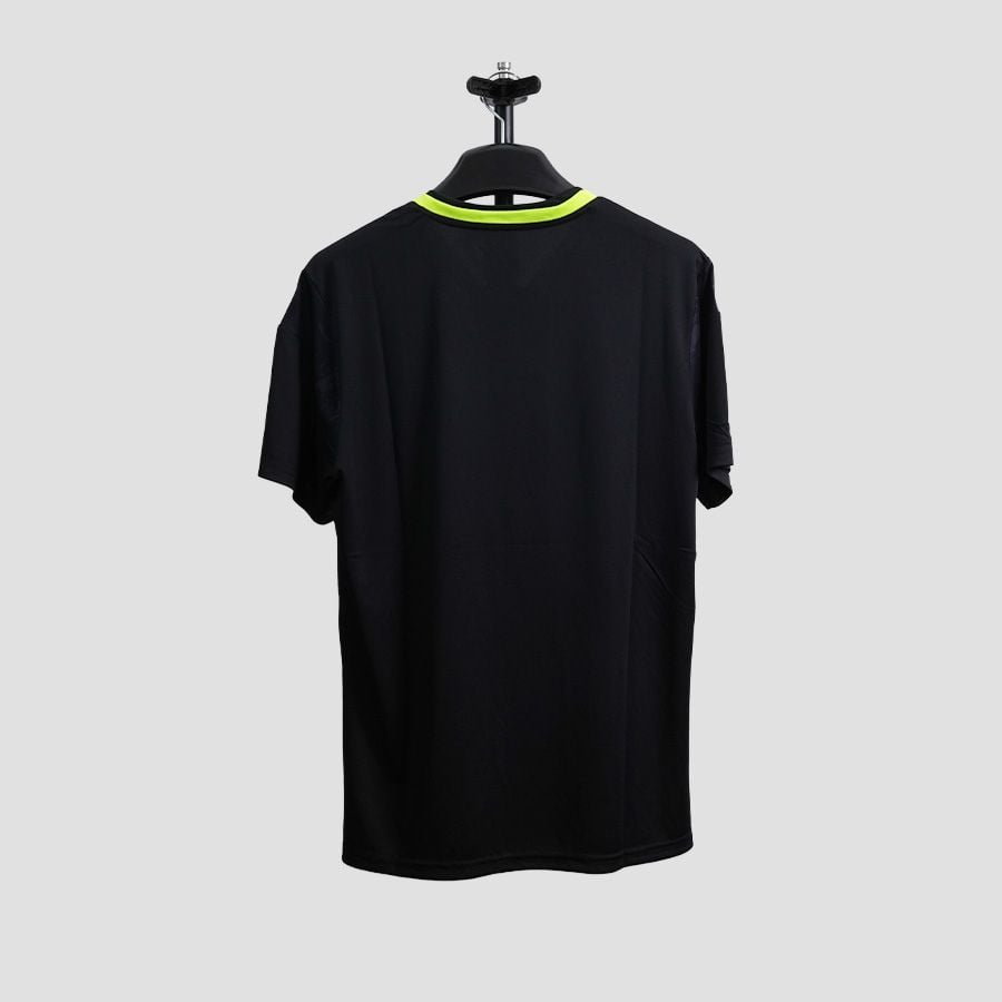 ÁO BÓNG ĐÁ JOMA - 3155FP0250-010 - ĐEN/XANH DẠ QUANG