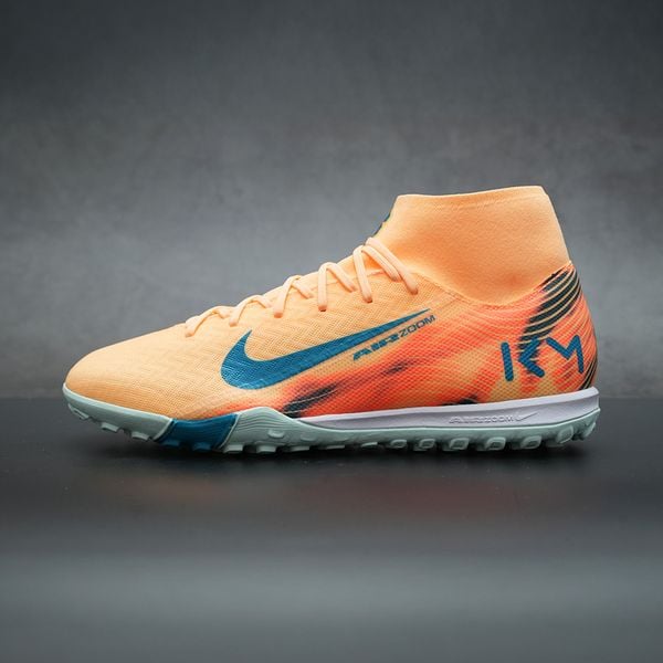 NIKE ZOOM MERCURIAL SUPERFLY 10 ACADEMY KM TF - FQ8333-801 - CAM ĐÀO/XANH NGỌC