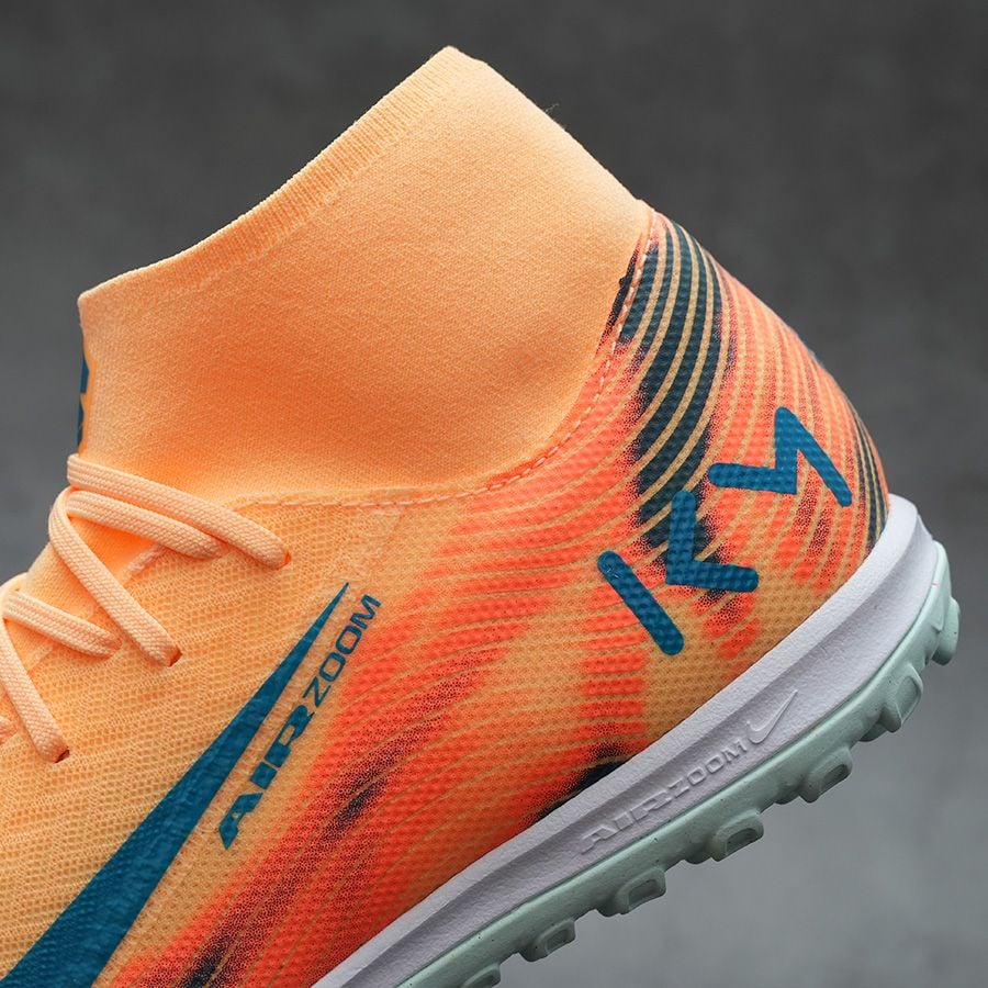 NIKE ZOOM MERCURIAL SUPERFLY 10 ACADEMY KM TF - FQ8333-801 - CAM ĐÀO/XANH NGỌC