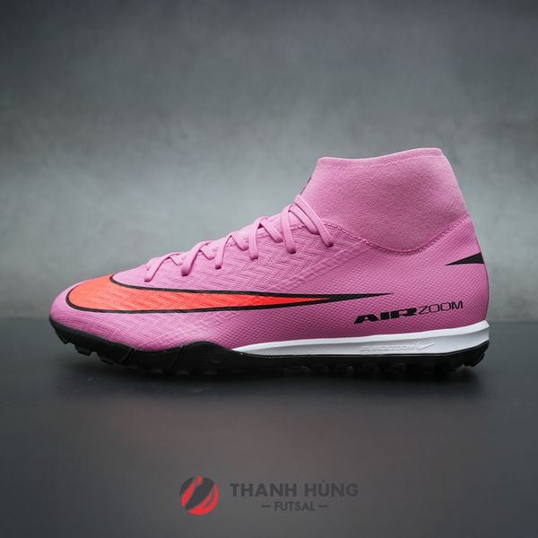 NIKE ZOOM MERCURIAL SUPERFLY 10 ACADEMY TF - FQ8331-600 - HỒNG TÍM/CAM