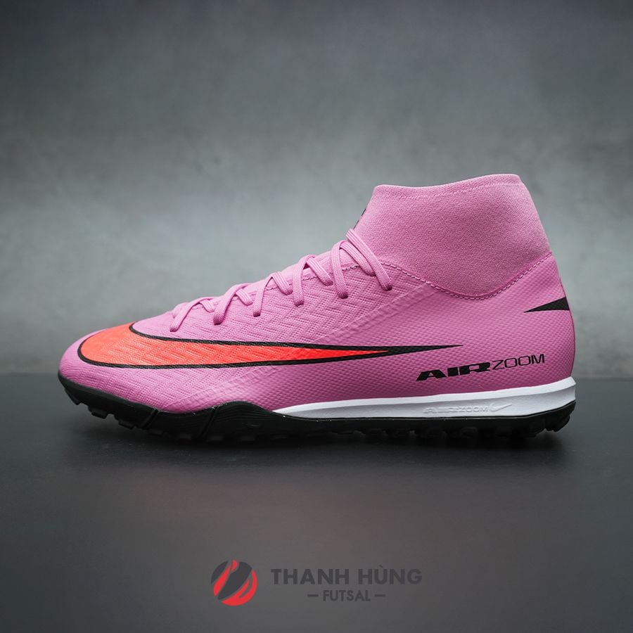 NIKE ZOOM MERCURIAL SUPERFLY 10 ACADEMY TF - FQ8331-600 - HỒNG TÍM/CAM