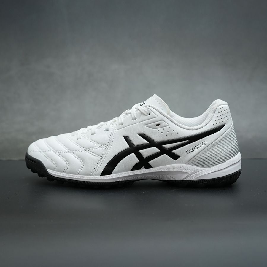 ASICS CALCETTO K LEATHER WD 9 TF - 1113A048-101 - TRẮNG/ĐEN