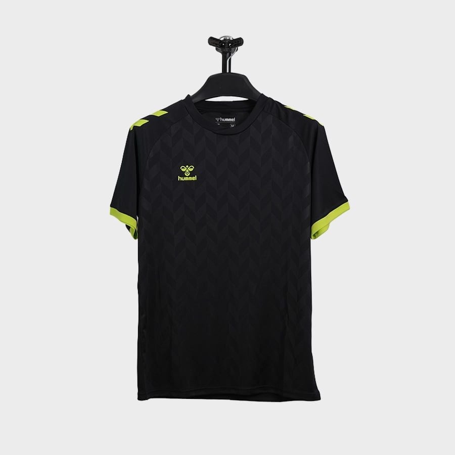 BỘ QUẦN ÁO BÓNG ĐÁ HUMMEL - TFEU9037 - ĐEN