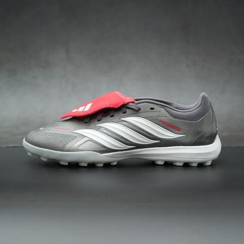ADIDAS PREDATOR PRO LƯỠI GÀ LẬT TF - JR7864 - XÁM BẠC/ĐỎ