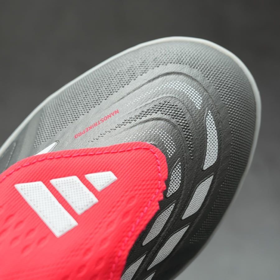 ADIDAS PREDATOR PRO LƯỠI GÀ LẬT TF - JR7864 - XÁM BẠC/ĐỎ