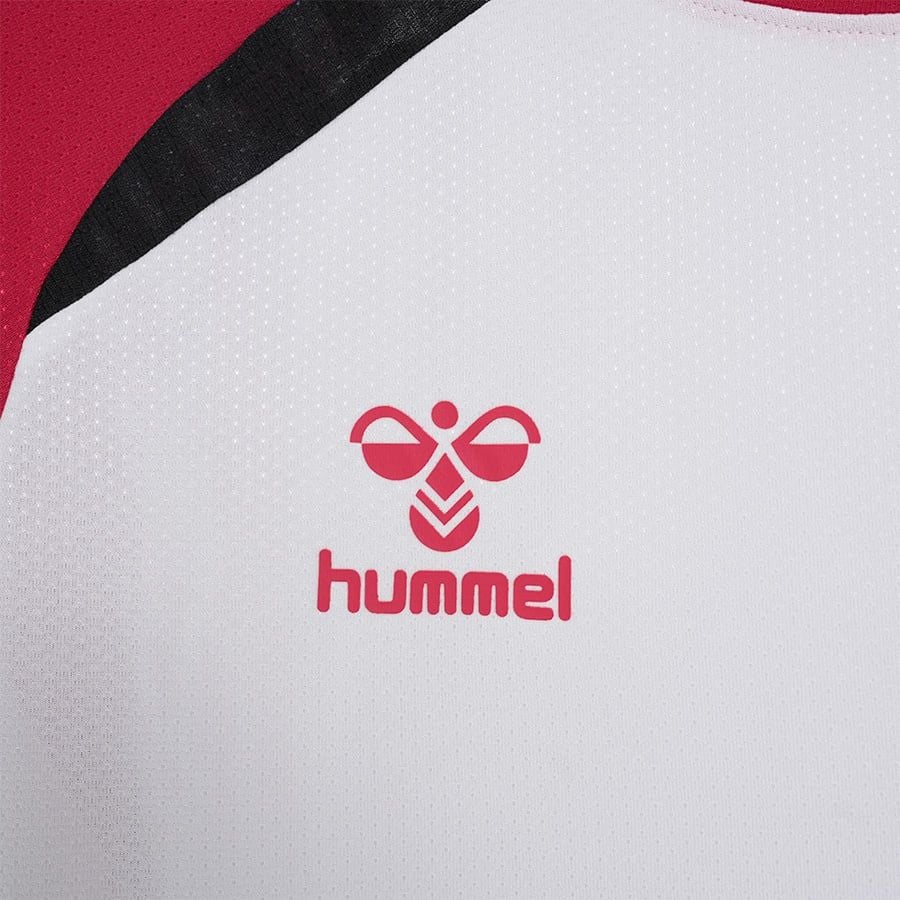 BỘ QUẦN ÁO BÓNG ĐÁ HUMMEL - 223740CN -TRẮNG/ĐỎ