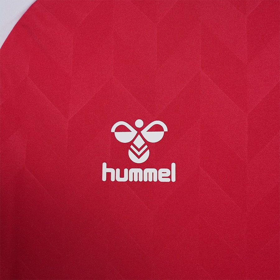 BỘ QUẦN ÁO BÓNG ĐÁ HUMMEL - TFEU9037 - ĐỎ/TRẮNG