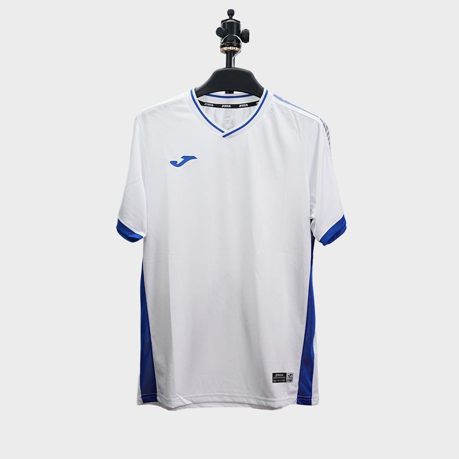 BỘ QUẦN ÁO BÓNG ĐÁ JOMA - 3125FPB002-A28 - TRẮNG/XANH/XÁM