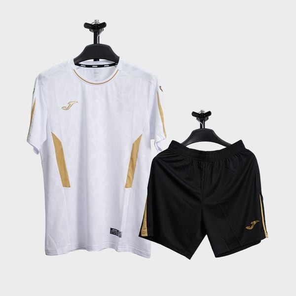 BỘ QUẦN ÁO BÓNG ĐÁ JOMA - 3145FPB001-A26 - TRẮNG/VÀNG/ĐEN