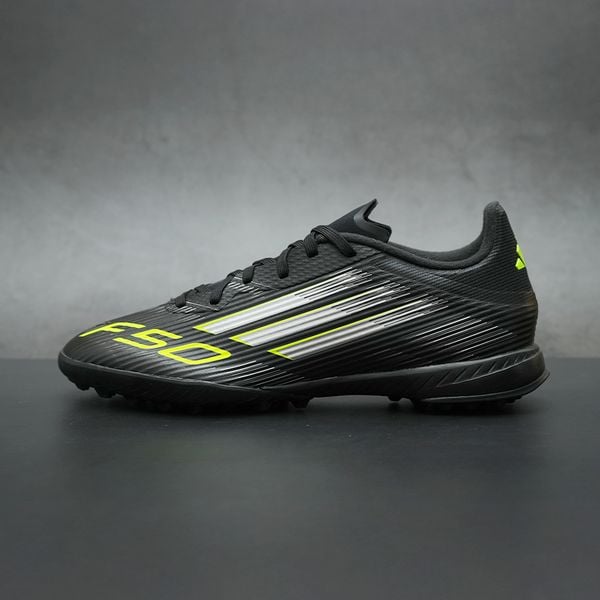 ADIDAS F50 LEAGUE TF - JH7725 - ĐEN/BẠC/VÀNG