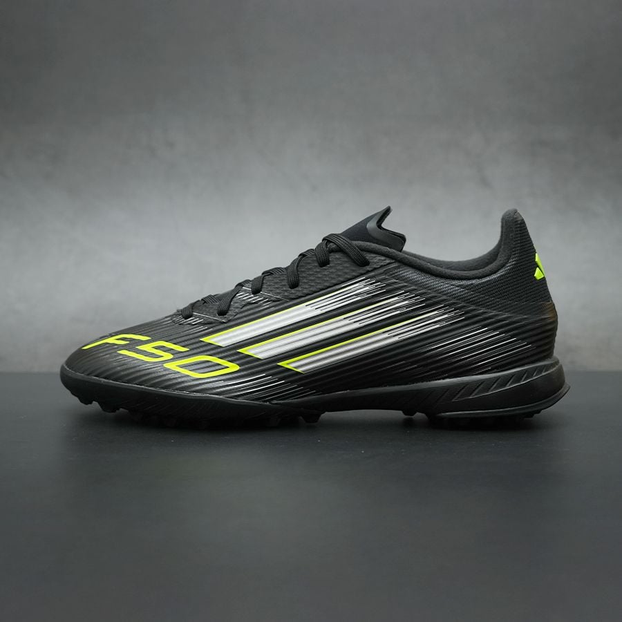 ADIDAS F50 LEAGUE TF - JH7725 - ĐEN/BẠC/VÀNG
