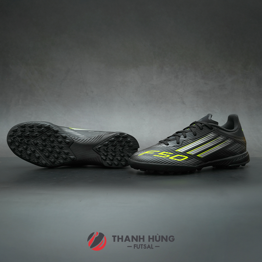 ADIDAS F50 LEAGUE TF - JH7725 - ĐEN/BẠC/VÀNG