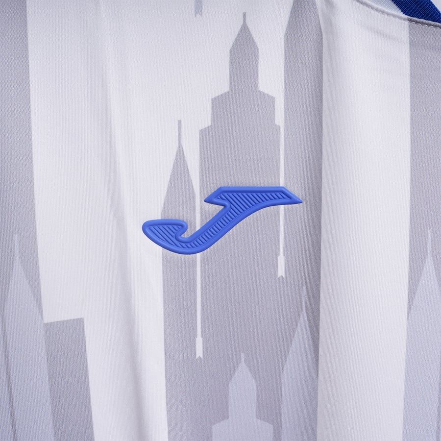 BỘ QUẦN ÁO BÓNG ĐÁ JOMA - 3145FPB106-A28 - TRẮNG/XÁM/XANH