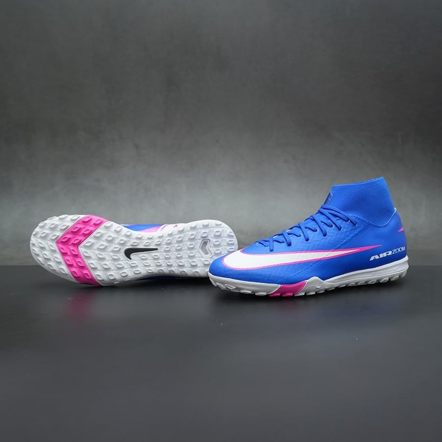 NIKE ZOOM MERCURIAL SUPERFLY 10 ACADEMY TF - FQ8331-446 - XANH/TRẮNG