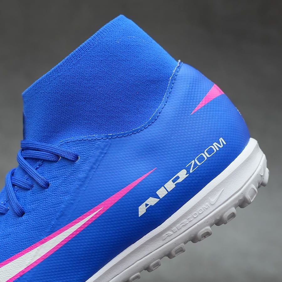 NIKE ZOOM MERCURIAL SUPERFLY 10 ACADEMY TF - FQ8331-446 - XANH/TRẮNG