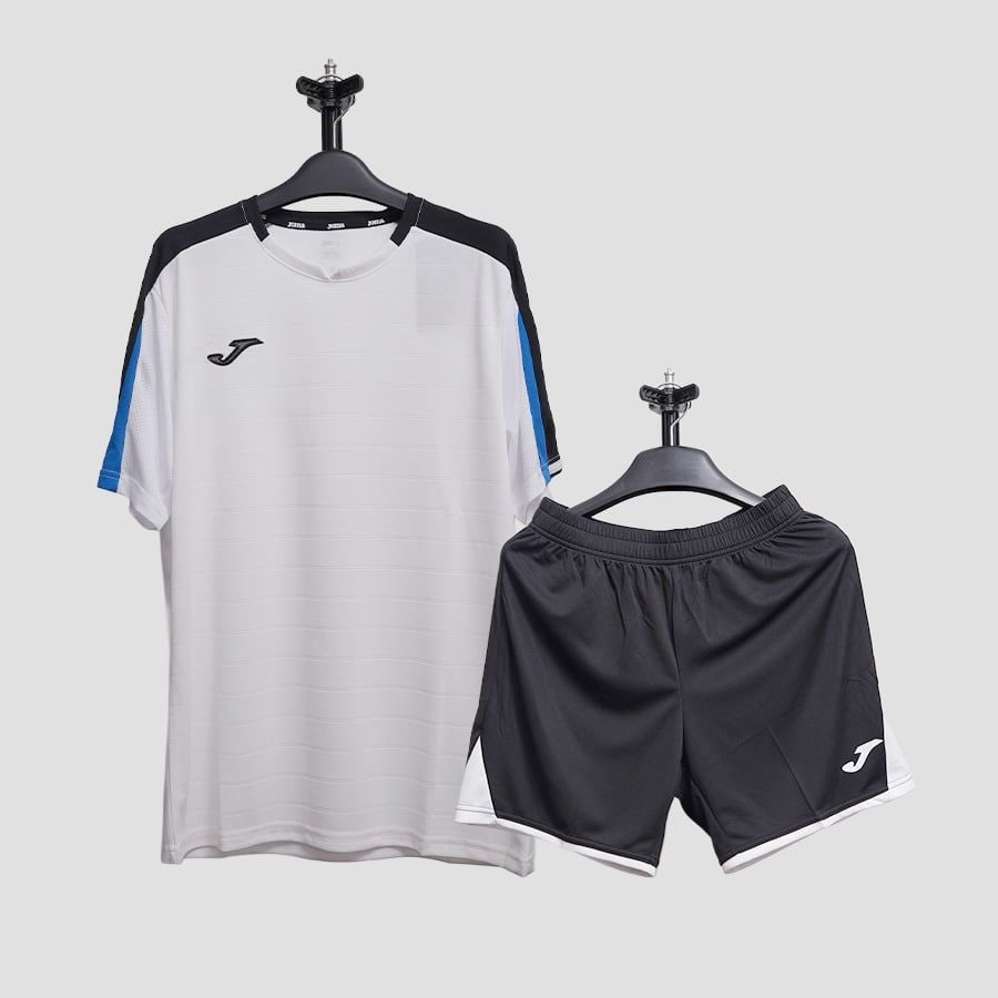 BỘ QUẦN ÁO BÓNG ĐÁ JOMA - 3115FPB019-A26 - TRẮNG/XANH/ĐEN