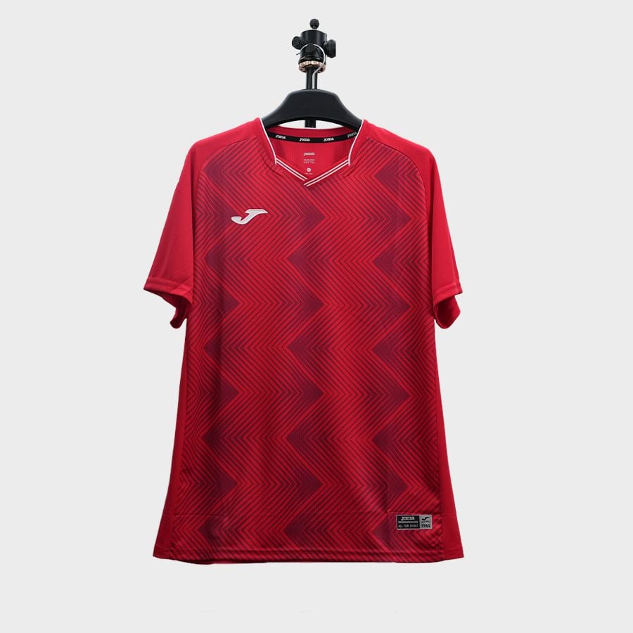 BỘ QUẦN ÁO BÓNG ĐÁ JOMA - 3136FPB124-070 - ĐỎ/ĐEN/TRẮNG