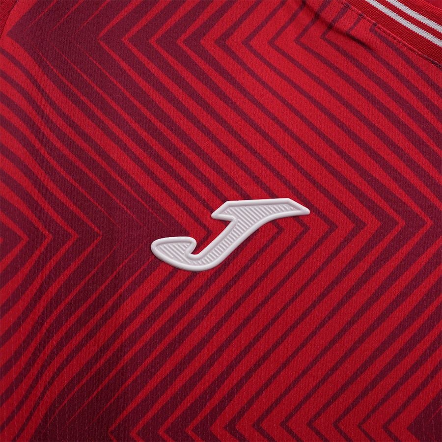 BỘ QUẦN ÁO BÓNG ĐÁ JOMA - 3136FPB124-070 - ĐỎ/ĐEN/TRẮNG