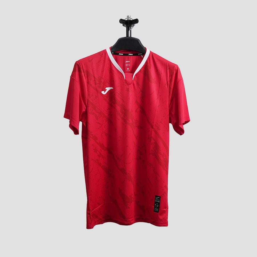 ÁO BÓNG ĐÁ JOMA - 3155FP0250-674 - ĐỎ/TRẮNG