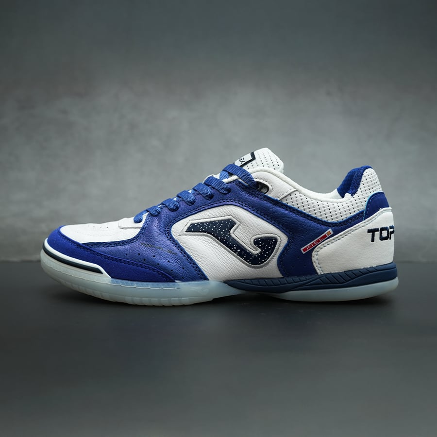 GIÀY ĐÁ BÓNG SÂN FUTSAL JOMA TOP FLEX IN 2534 - TRẮNG/XANH – Thanh