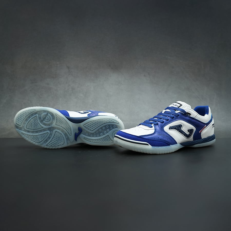 GIÀY ĐÁ BÓNG SÂN FUTSAL JOMA TOP FLEX IN 2534 - TRẮNG/XANH – Thanh
