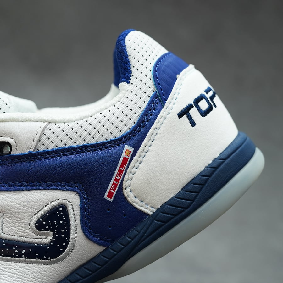 GIÀY ĐÁ BÓNG SÂN FUTSAL JOMA TOP FLEX IN 2534 - TRẮNG/XANH – Thanh GIÀY ĐÁ BÓNG SÂN FUTSAL JOMA TOP FLEX IN 2534 - TRẮNG/XANH – Thanh