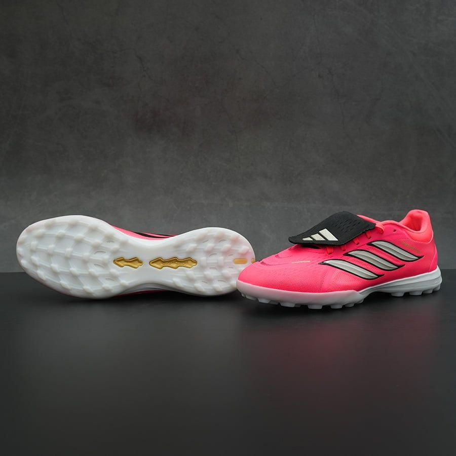 ADIDAS PREDATOR 26 PRO LƯỠI GÀ LẬT TF - HQ2254 - HỒNG/ĐEN