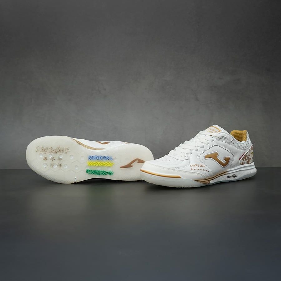 JOMA TOP FLEX REBOUND IN HEXA 2552 - TRẮNG / VÀNG ĐỒNG