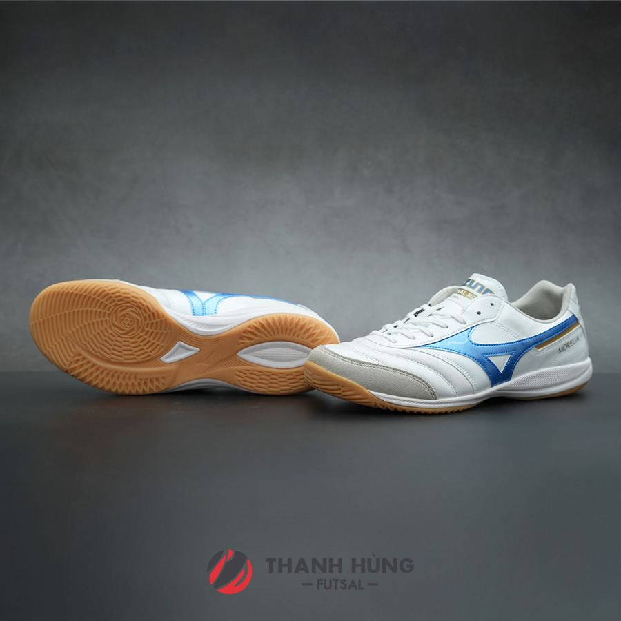 MIZUNO MORELIA SALA ELITE IN - Q1GA241225 - TRẮNG/XANH