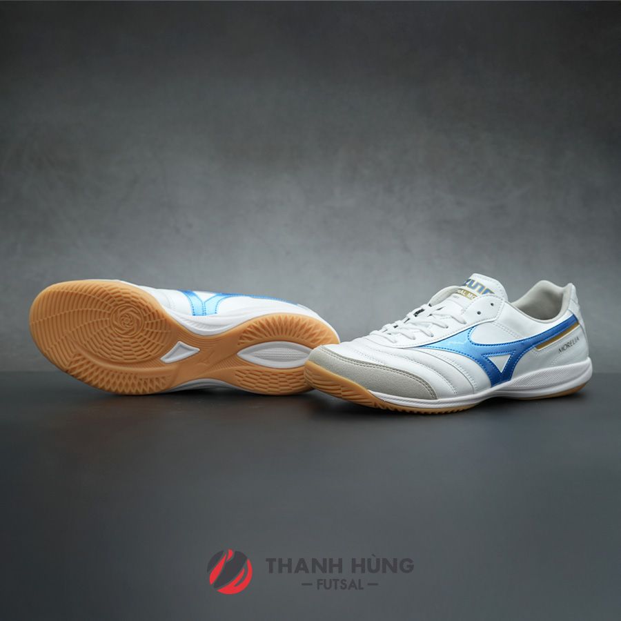 MIZUNO MORELIA SALA ELITE IN - Q1GA241225 - TRẮNG/XANH