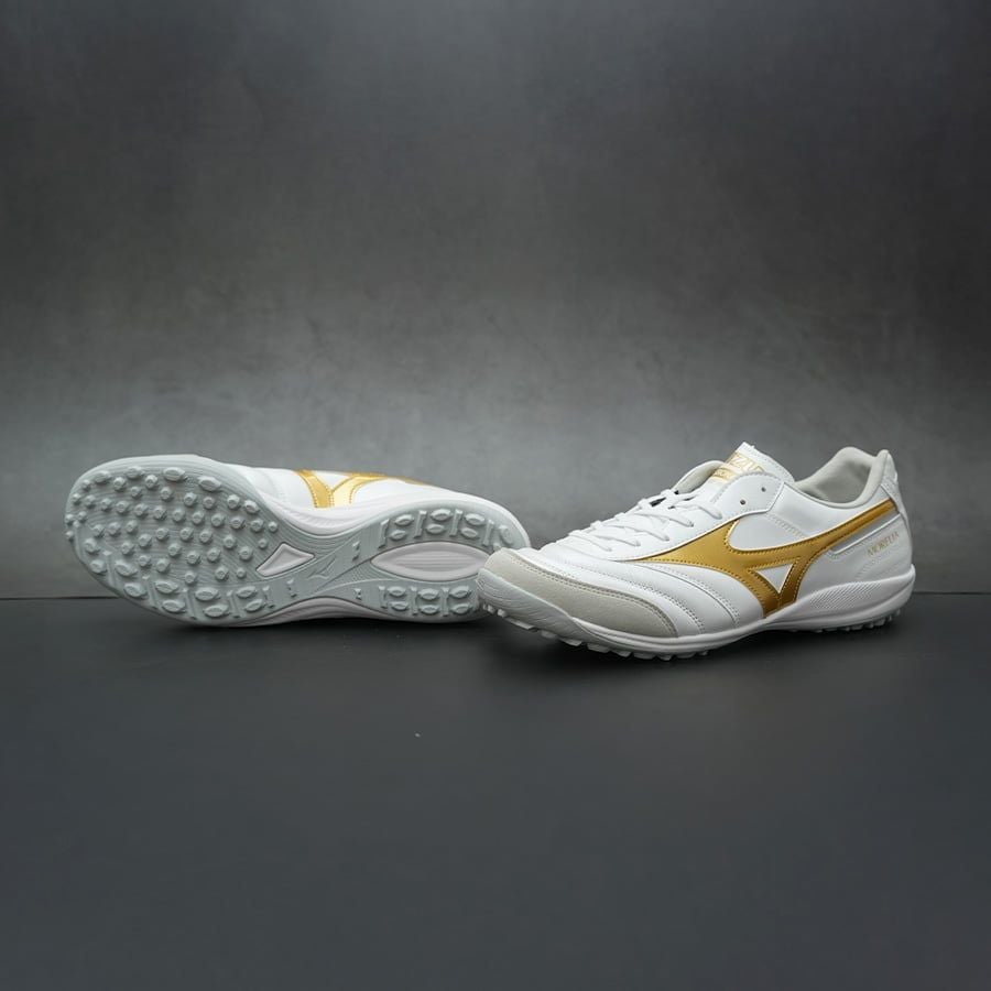 MIZUNO MORELIA SALA ELITE TF - Q1GB261250 - TRẮNG/VÀNG