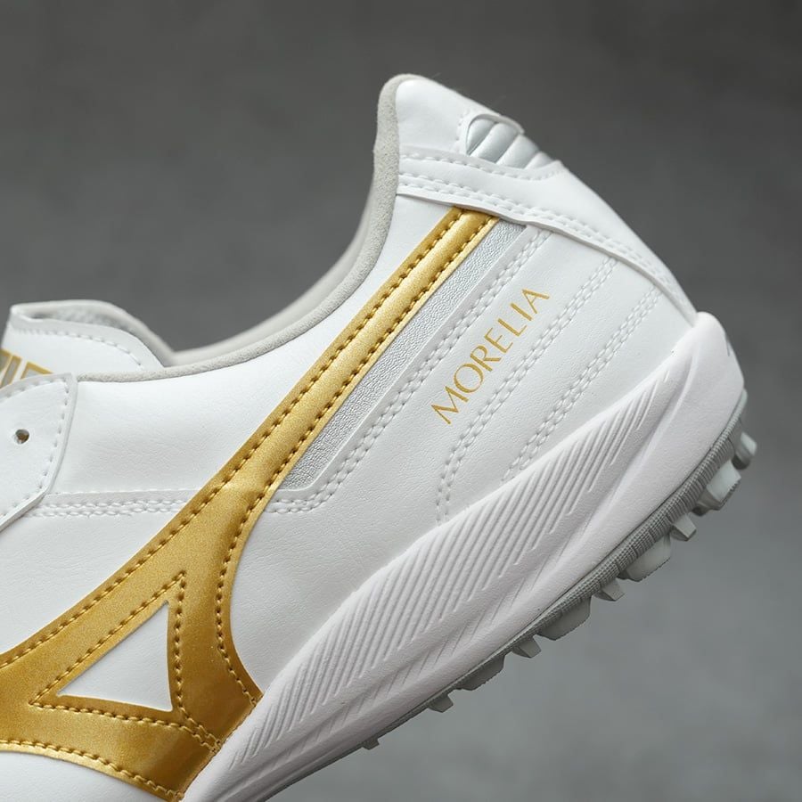 MIZUNO MORELIA SALA ELITE TF - Q1GB261250 - TRẮNG/VÀNG