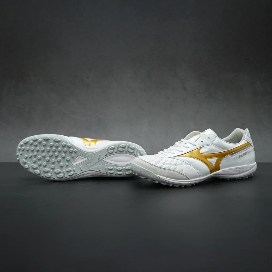 MIZUNO MORELIA SALA JAPAN TF - Q1GB260250 - TRẮNG/VÀNG