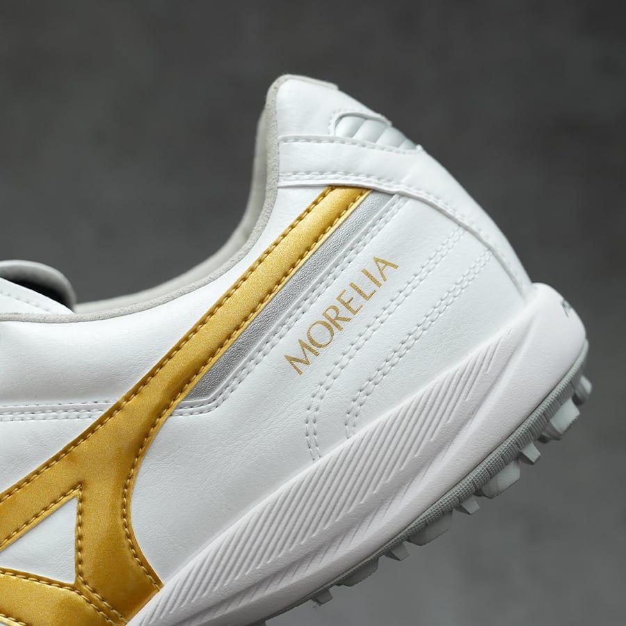 MIZUNO MORELIA SALA JAPAN TF - Q1GB260250 - TRẮNG/VÀNG