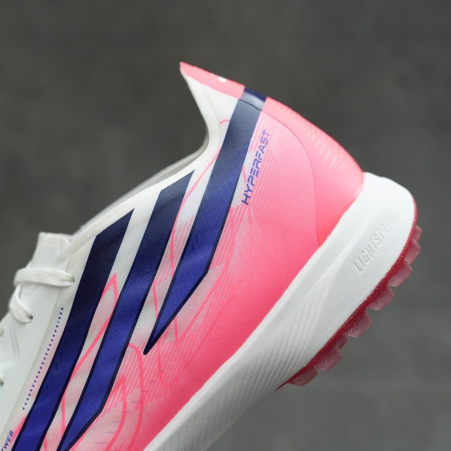 ADIDAS F50 HYPERFAST PRO TF - KJ6092 - TRẮNG/HỒNG/TÍM