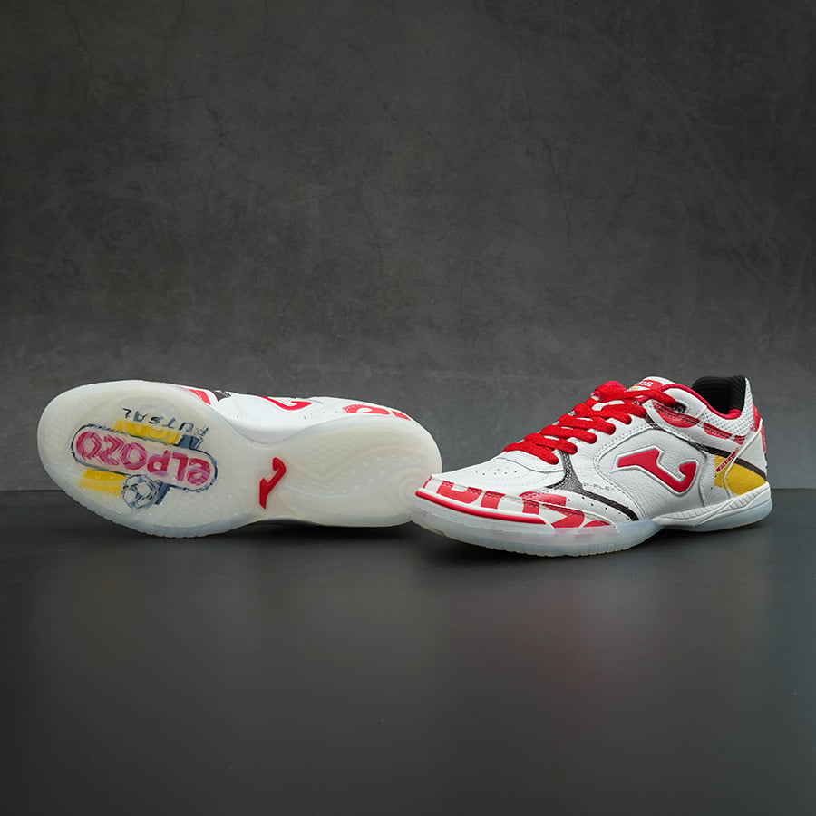 GIÀY FUTSAL JOMA TOP FLEX IN 2662 ELPOZO - TOPS2662IN - ĐỎ/TRẮNG
