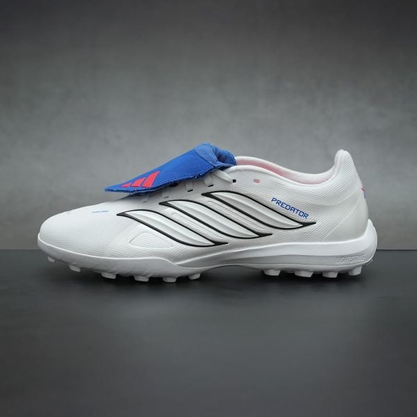 ADIDAS PREDATOR 26 LEAGUE LƯỠI GÀ LẬT TF - JS4853 - TRẮNG/XANH
