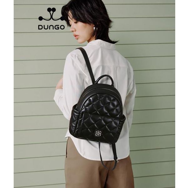  Balo Da 11 Inch Chần Trám JU173114-01M Đen 