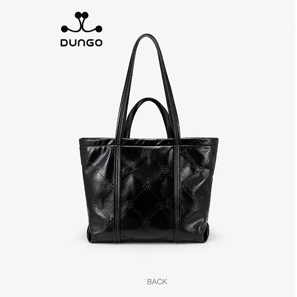 Túi Tote 14inch Nucelle NU1172204-01 Da Mềm Đen