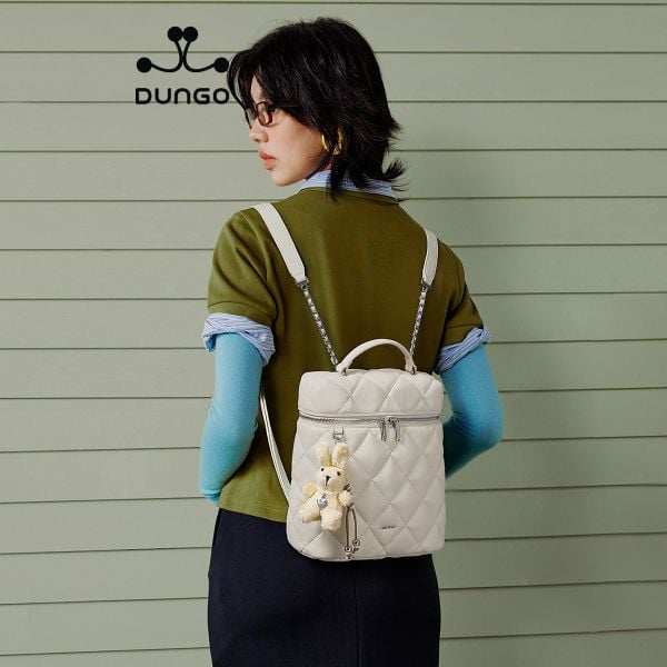  Balo Da 11 Inch Charm Thỏ JU173119-48 Trắng 