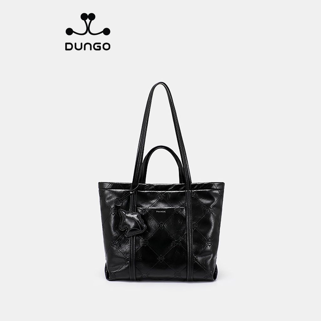 Túi Tote 14inch Nucelle NU1172204-01 Da Mềm Đen