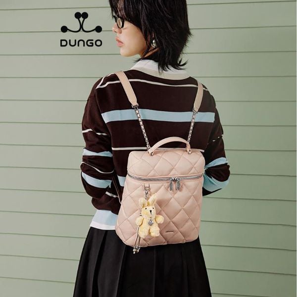  Balo Da 11 Inch Charm Thỏ JU173119-04 Hồng 