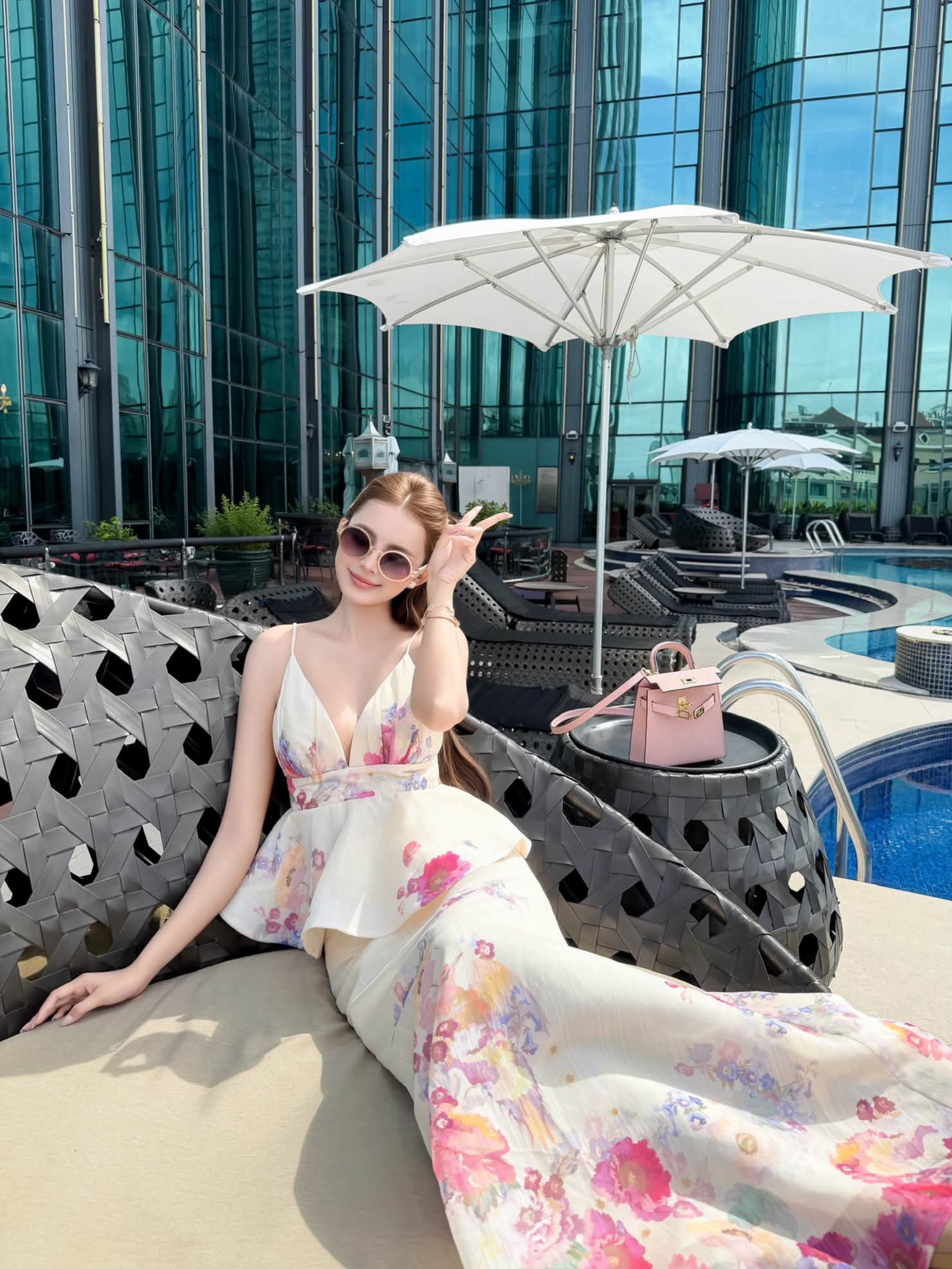 เซ็ต 2S ลายดอก CV ĐUÔI CÁ