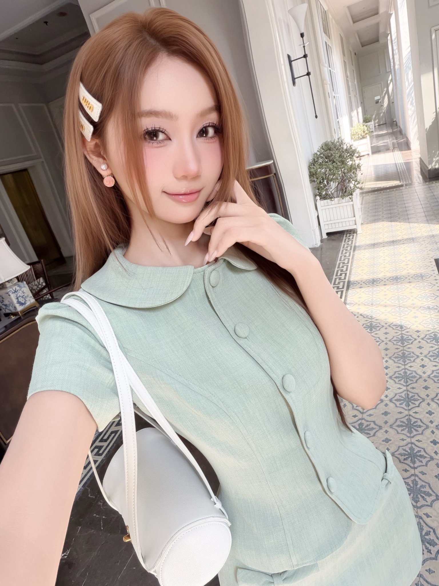 เซ็ต TN ĐAN ยาวครึ่ง CV โบว์