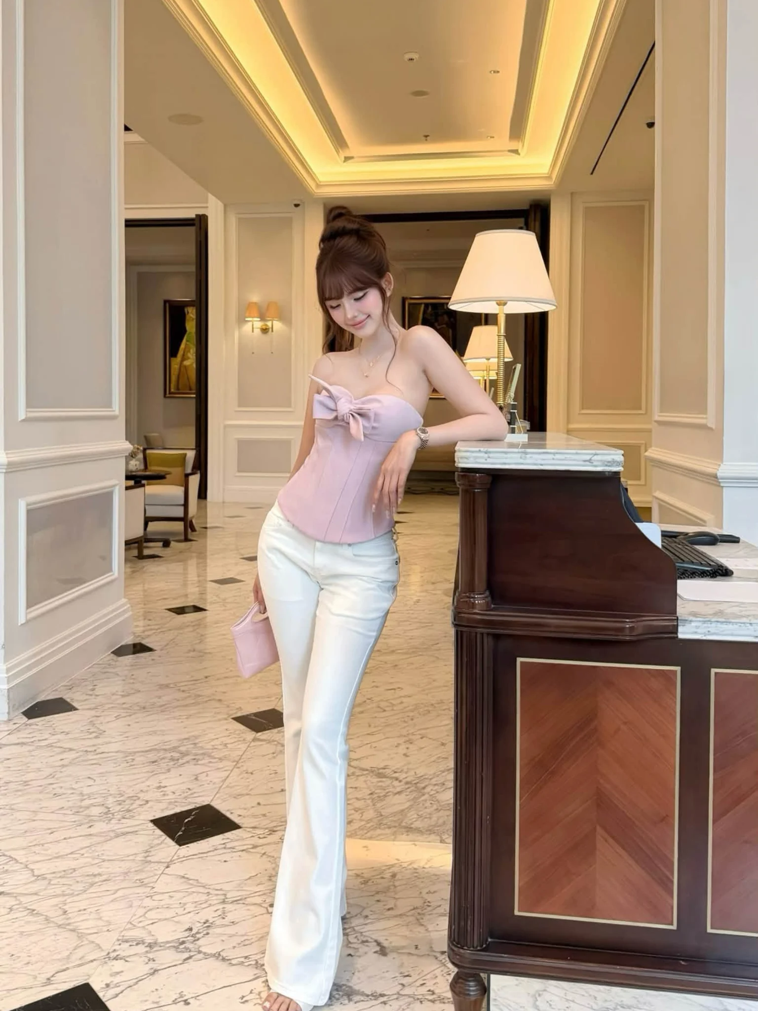 กางเกง ยีนส์ ขาม้า