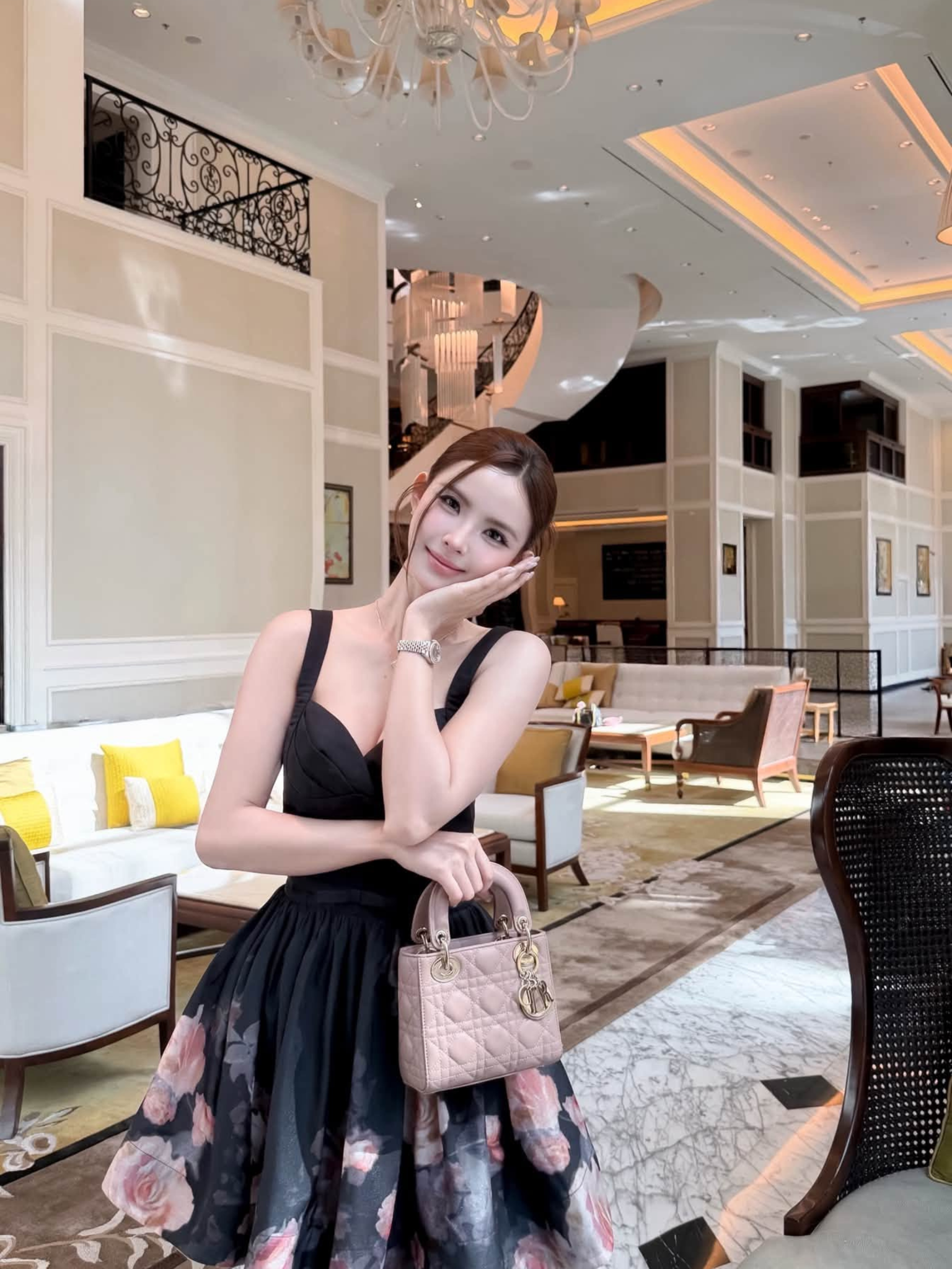 เดรส 2S พลีท อก โบว์ เอว