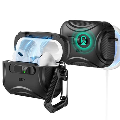 Ốp cho AirPods Pro 3 2025 Cyber FlickLock (HaloLock) ESR