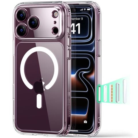 Ốp lưng Classic Hybrid Magnetic (Camera Control) dành cho iPhone 18 Pro Max/17 Pro Max, trong suốt ESR